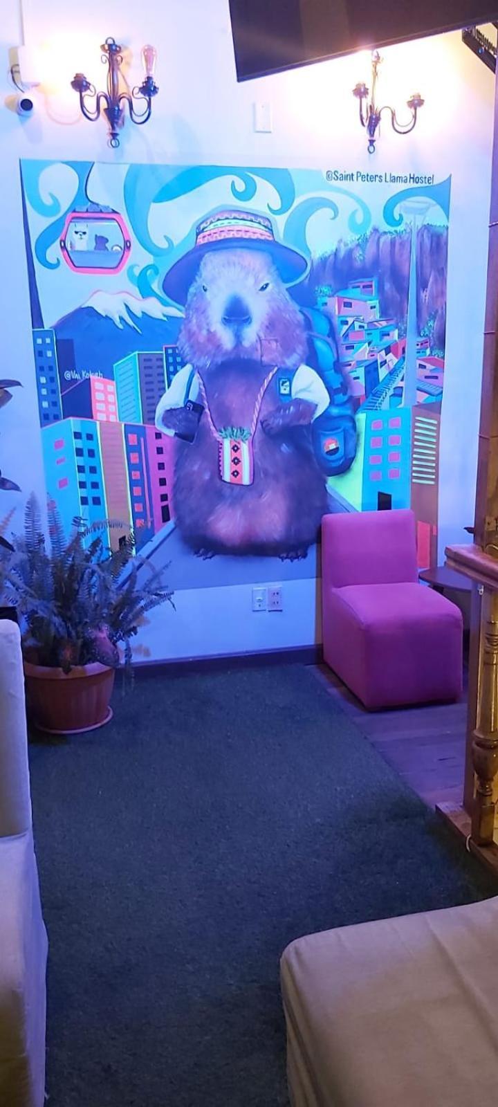 Saint Peter'S Llama Hostal La Paz Esterno foto